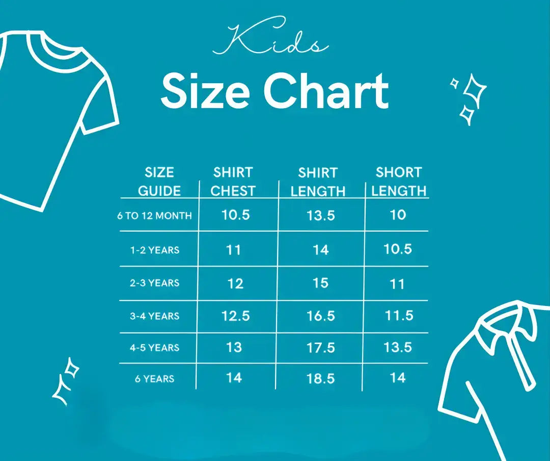 2 Pcs Boy's Printed Shirt And Jeans Shorts Set