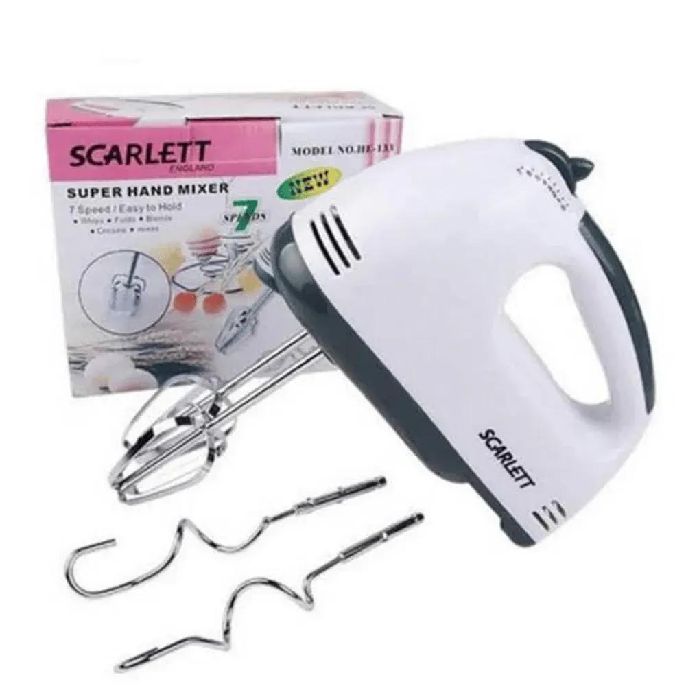 Electric Egg Beater 7 Speed 180W ABS Multicolor