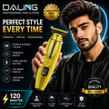 DALING DL-1772 Professional Hair Clipper | Rechargeable T-Blade Trimmer | LED Digital Display | Cordless Beard & Hair Cutting Machine