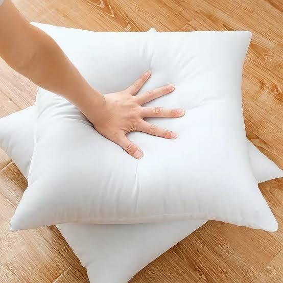 White Polyester Cushion Fillings 15x15 Inch Pack of 5