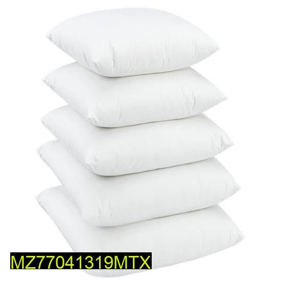White Polyester Cushion Fillings 15x15 Inch Pack of 5