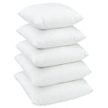 White Polyester Cushion Fillings 15x15 Inch Pack of 5