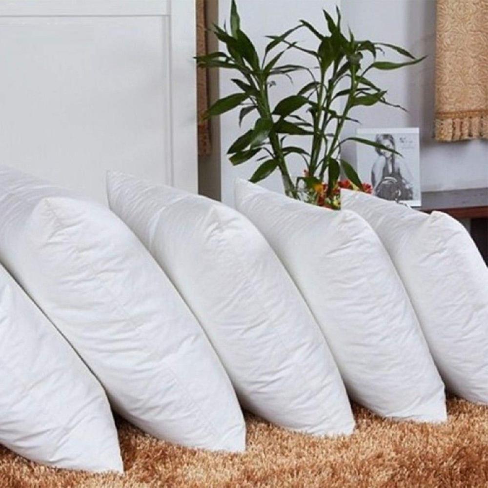 White Polyester Cushion Fillings 15x15 Inch Pack of 5